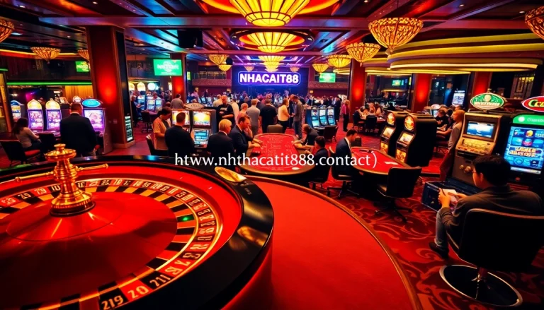 Experience the thrill of gambling at https://nhacaita88.contact/ with exciting casino tables, slot machines, and roulette games.